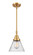 Caden One Light Mini Pendant in Satin Gold (405|447-1S-SG-G44)