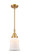 Caden LED Mini Pendant in Satin Gold (405|447-1S-SG-G181-LED)