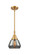 Caden One Light Mini Pendant in Satin Gold (405|447-1S-SG-G173)