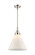 Caden LED Mini Pendant in Polished Nickel (405|447-1S-PN-G41-L-LED)