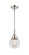 Caden LED Mini Pendant in Polished Nickel (405|447-1S-PN-G202-6-LED)