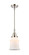 Caden LED Mini Pendant in Polished Nickel (405|447-1S-PN-G181-LED)