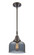 Caden LED Mini Pendant in Oil Rubbed Bronze (405|447-1S-OB-G73-LED)
