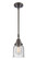 Caden LED Mini Pendant in Oil Rubbed Bronze (405|447-1S-OB-G54-LED)