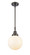 Caden LED Mini Pendant in Oil Rubbed Bronze (405|447-1S-OB-G201-8-LED)