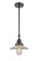 Caden One Light Mini Pendant in Matte Black (405|447-1S-BK-G2)