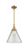 Caden One Light Mini Pendant in Brushed Brass (405|447-1S-BB-G42-L)