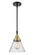 Caden LED Mini Pendant in Black Antique Brass (405|447-1S-BAB-G44-LED)