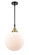 Caden LED Mini Pendant in Black Antique Brass (405|447-1S-BAB-G201-12-LED)