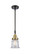 Caden LED Mini Pendant in Black Antique Brass (405|447-1S-BAB-G182S-LED)