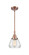 Caden LED Mini Pendant in Antique Copper (405|447-1S-AC-G172-LED)
