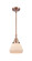 Caden One Light Mini Pendant in Antique Copper (405|447-1S-AC-G171)