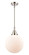 Caden LED Mini Pendant in Antique Brass (405|447-1S-AB-G204-10-LED)