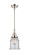 Caden One Light Mini Pendant in Antique Brass (405|447-1S-AB-G184)
