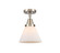 Caden One Light Semi-Flush Mount in Brushed Satin Nickel (405|447-1C-SN-G41)