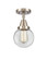 Caden One Light Semi-Flush Mount in Brushed Satin Nickel (405|447-1C-SN-G202-6)