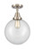 Caden One Light Semi-Flush Mount in Brushed Satin Nickel (405|447-1C-SN-G202-10)