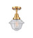 Caden LED Semi-Flush Mount in Satin Gold (405|447-1C-SG-G534-LED)