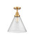 Caden LED Flush Mount in Satin Gold (405|447-1C-SG-G44-L)