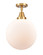 Caden LED Semi-Flush Mount in Satin Gold (405|447-1C-SG-G201-12-LED)