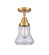 Caden One Light Semi-Flush Mount in Satin Gold (405|447-1C-SG-G192)