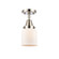 Caden One Light Semi-Flush Mount in Polished Nickel (405|447-1C-PN-G51)