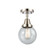 Caden One Light Semi-Flush Mount in Polished Nickel (405|447-1C-PN-G204-6)