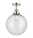 Caden One Light Semi-Flush Mount in Polished Nickel (405|447-1C-PN-G204-12)