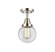 Caden LED Semi-Flush Mount in Polished Nickel (405|447-1C-PN-G202-6-LED)