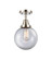 Caden One Light Flush Mount in Polished Nickel (405|447-1C-PN-G202-8)