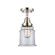Caden LED Semi-Flush Mount in Polished Nickel (405|447-1C-PN-G182-LED)