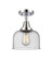 Caden One Light Flush Mount in Polished Chrome (405|447-1C-PC-G74)