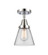 Caden One Light Semi-Flush Mount in Polished Chrome (405|447-1C-PC-G62)