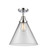 Caden LED Semi-Flush Mount in Polished Chrome (405|447-1C-PC-G42-L-LED)