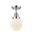 Caden One Light Semi-Flush Mount in Polished Chrome (405|447-1C-PC-G201-6)