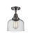 Caden One Light Semi-Flush Mount in Oil Rubbed Bronze (405|447-1C-OB-G74)