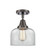 Caden LED Semi-Flush Mount in Oil Rubbed Bronze (405|447-1C-OB-G72-LED)