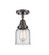 Caden One Light Semi-Flush Mount in Oil Rubbed Bronze (405|447-1C-OB-G52)
