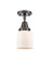 Caden LED Semi-Flush Mount in Oil Rubbed Bronze (405|447-1C-OB-G51-LED)