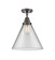 Caden LED Semi-Flush Mount in Oil Rubbed Bronze (405|447-1C-OB-G42-L-LED)