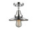 Caden One Light Flush Mount in Matte Black (405|447-1C-BK-M6)