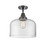 Caden LED Semi-Flush Mount in Matte Black (405|447-1C-BK-G72-L-LED)