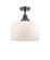 Caden LED Semi-Flush Mount in Matte Black (405|447-1C-BK-G71-L-LED)