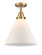 Caden LED Semi-Flush Mount in Brushed Brass (405|447-1C-BB-G41-L-LED)