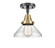 Caden LED Flush Mount in Black Antique Brass (405|447-1C-BAB-G4472-LED)