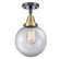 Caden LED Semi-Flush Mount in Black Antique Brass (405|447-1C-BAB-G202-8-LED)