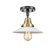 Caden One Light Semi-Flush Mount in Black Antique Brass (405|447-1C-BAB-G1)