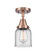 Caden LED Semi-Flush Mount in Antique Copper (405|447-1C-AC-G52-LED)