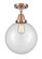 Caden One Light Semi-Flush Mount in Antique Copper (405|447-1C-AC-G202-10)