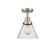 Caden LED Semi-Flush Mount in Antique Brass (405|447-1C-AB-G44-LED)